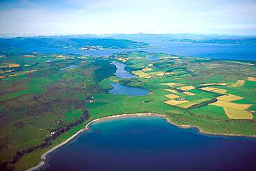 Isle of Bute, along the Highland Boundary Fault.